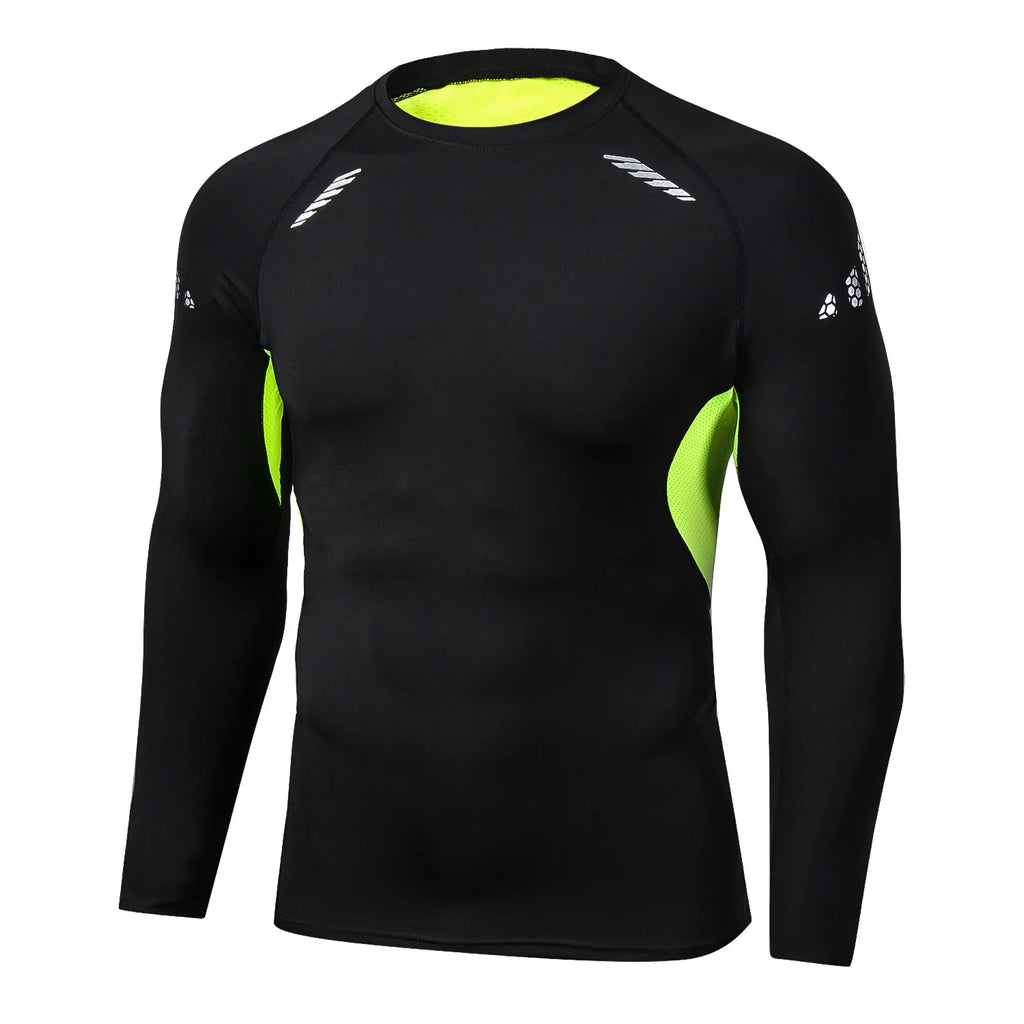 Camiseta Masculina de Compressão para Treino e Corrida