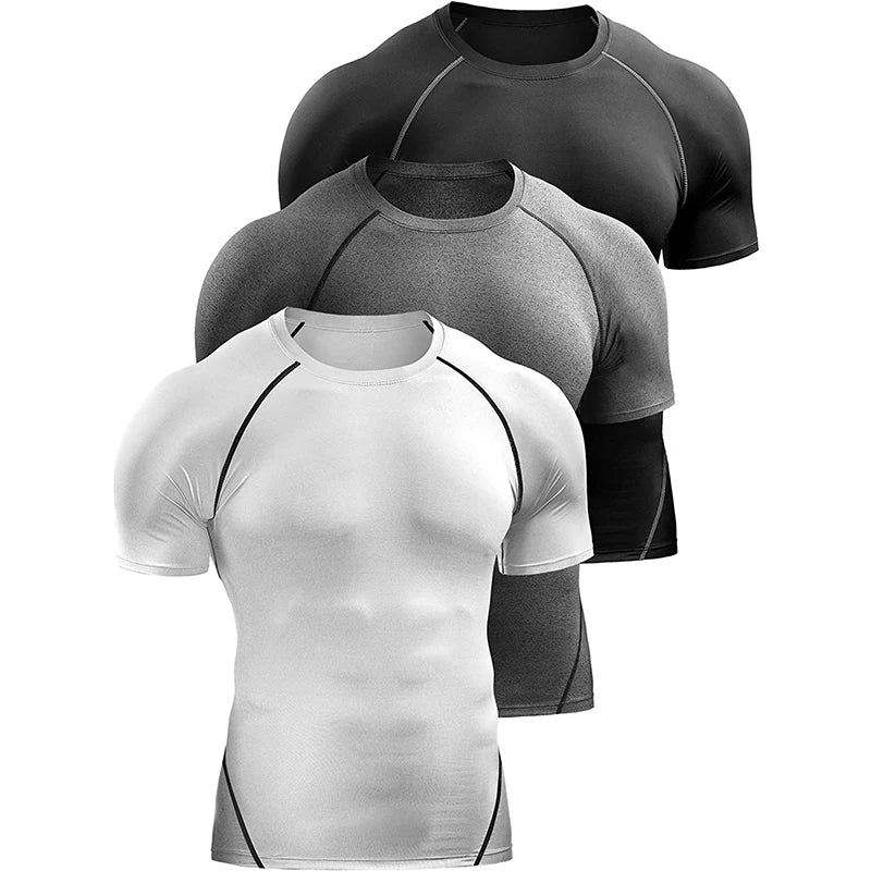Camiseta Masculina Esportiva de Compressão