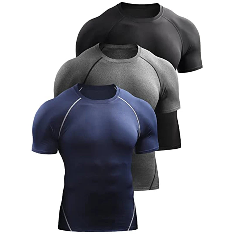 Camiseta Masculina Esportiva de Compressão