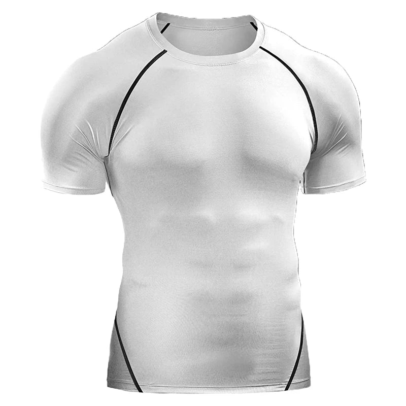 Camiseta Masculina Esportiva de Compressão