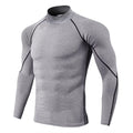 Camiseta Masculina Esportiva de Compressão Manga Longa